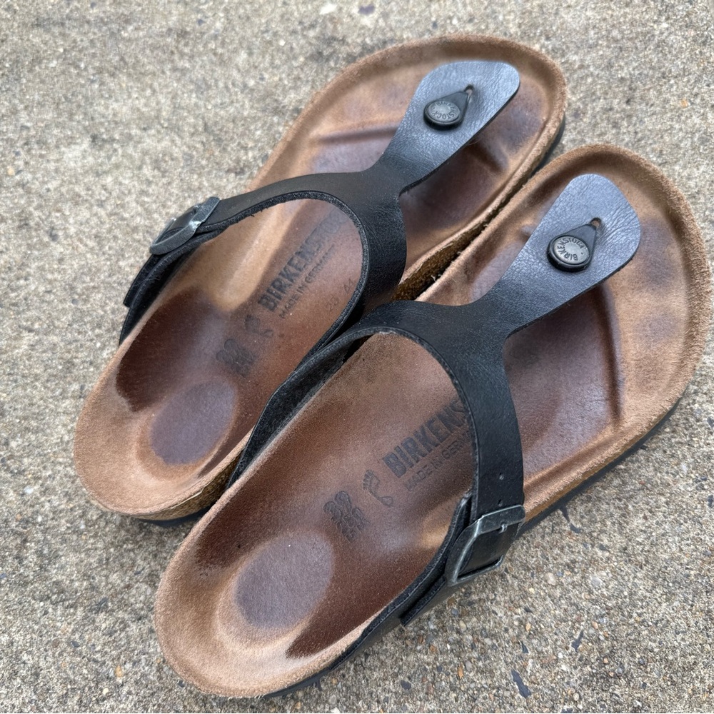Birkenstock Gizeh Black Sandals